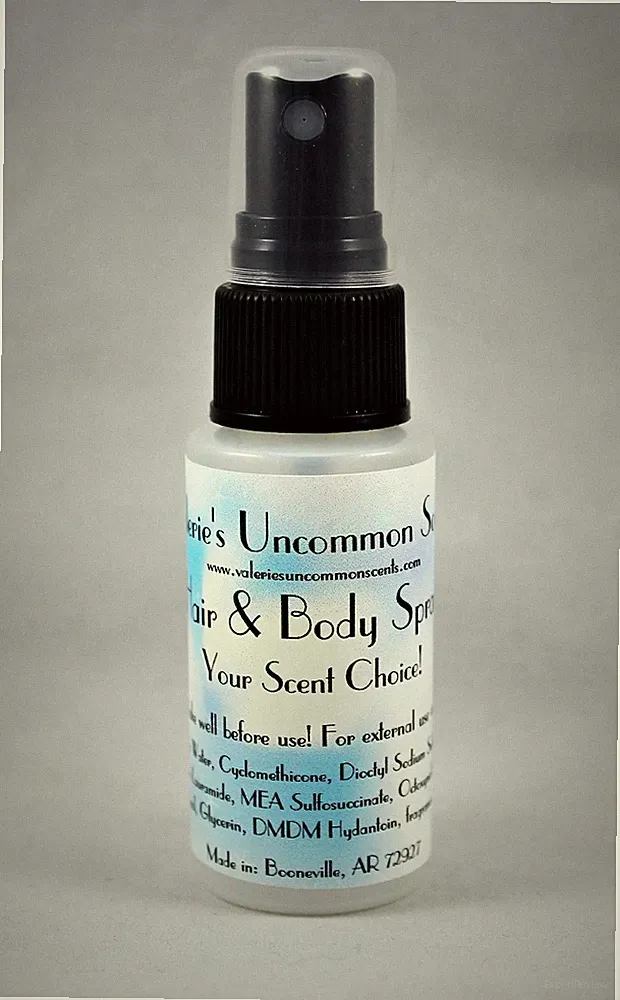 Fountain of Youth scented HAIR & BODY PERFUME FRAGRANCE SPRAY MIST 1oz Sample