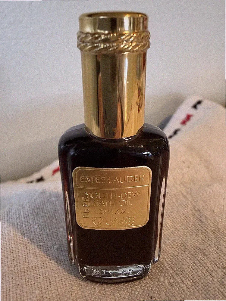 Estee Lauder Youth Dew Bath Oil .25 Fl. Oz. Mini Bottle - Full