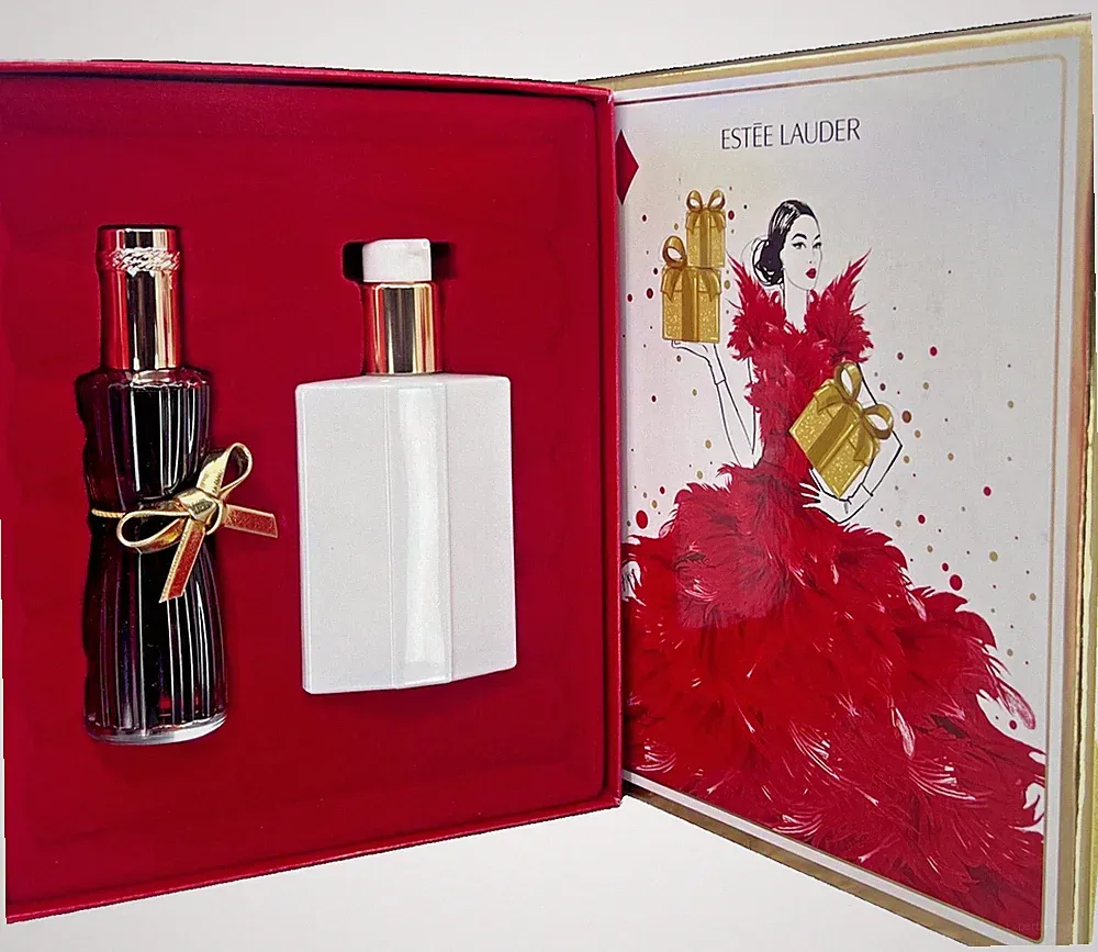 Estee Lauder Youth Dew Eau De Parfum Spray & Body Satinee 2 pieces Gift Set