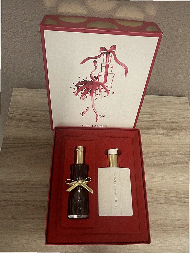 Estee Lauder Youth Dew Parfum Spray + Lotion Indulgent Duo 2 Pieces Gift Set NIB
